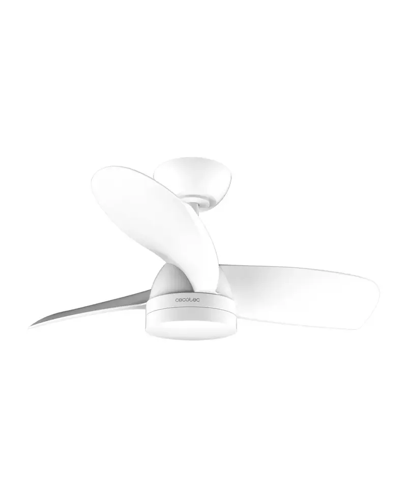 Ventilador de Techo Silencioso con Luz LED, Mando y Función Invierno/Verano de Cecotec