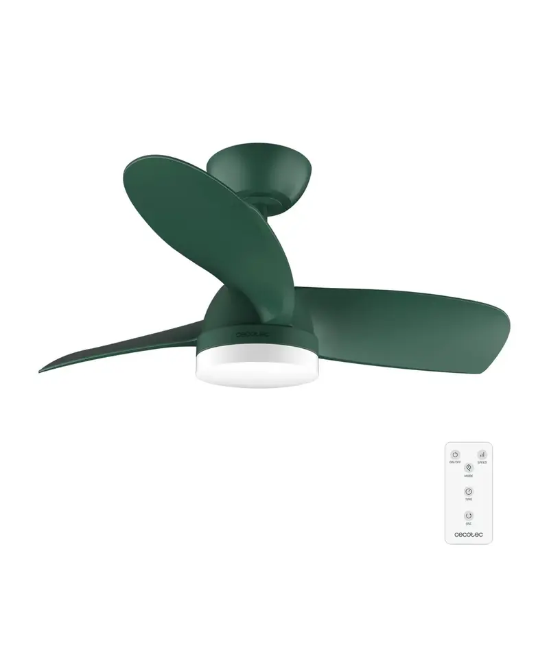 Ventilador de Techo Silencioso con Luz LED y Mando a Distancia, 6 Velocidades de Cecotec