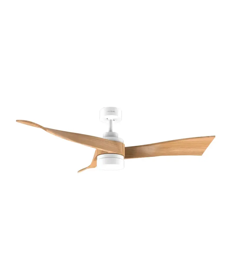 Ventilador de Techo Silencioso con Luz LED y Modo Invierno-Verano, 52 pulgadas de Cecotec