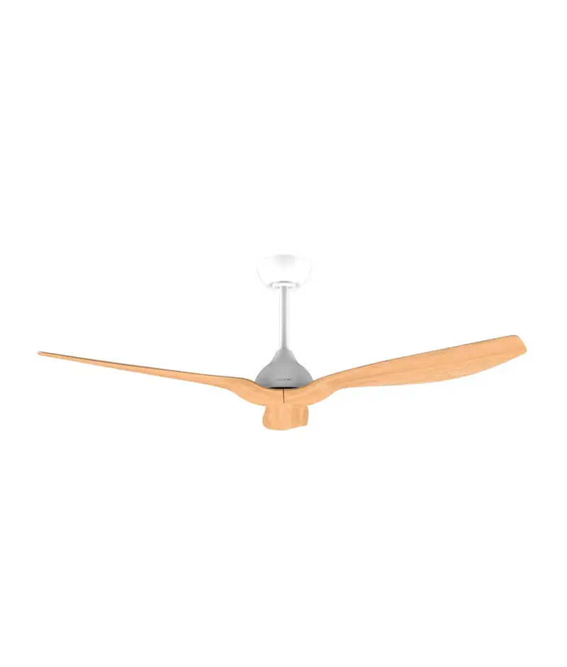 Ventilador de Techo Silencioso de 52 pulgadas con Motor DC y Control Remoto, Ideal para Todas las Estaciones - Cecotec
