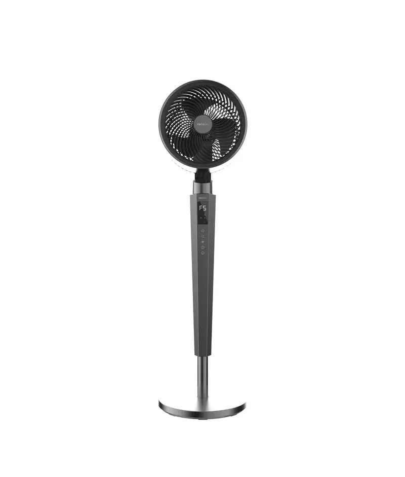 Ventilador EnergySilence 2400 Cyclone Noir 40W con motor DC 24 velocidades y control remoto pantalla LED de Cecotec
