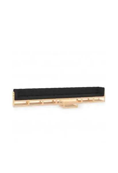 VIDAXL 3083898 Set de muebles de 8 piezas modulares fabricadas en madera con cojines color antracita de vidaXL
