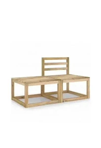 VIDAXL 315707 Conjunto de muebles para jardín palets de madera de pino verde impregnada de vidaXL