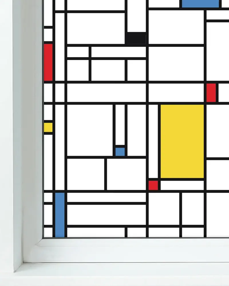 Vinilo para Ventanas Mondrian