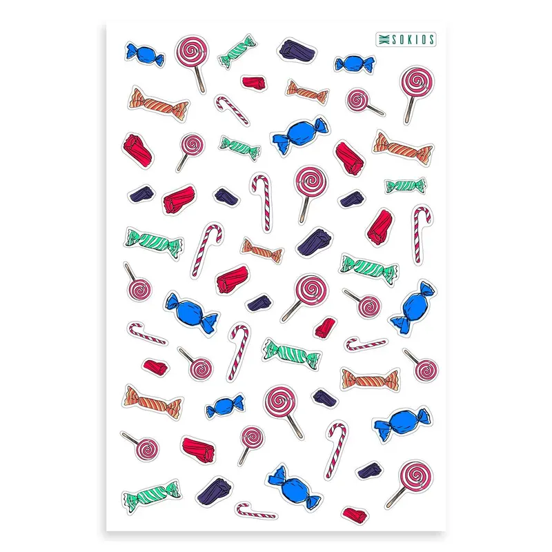 Vinilos adhesivos Infantiles para pared Caramelos