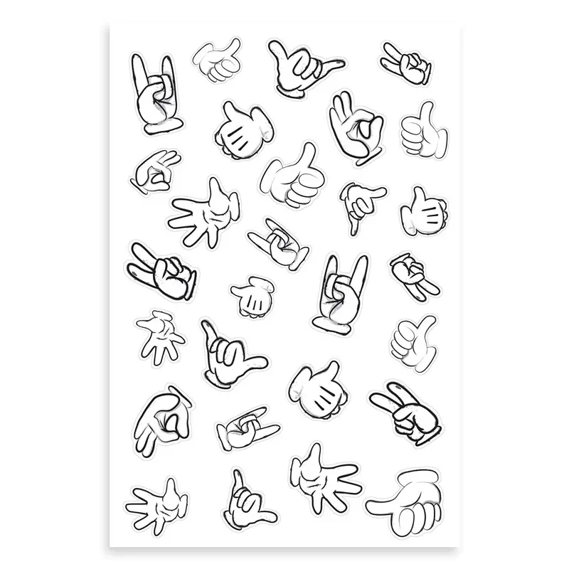 Vinilos adhesivos Infantiles para pared Manos
