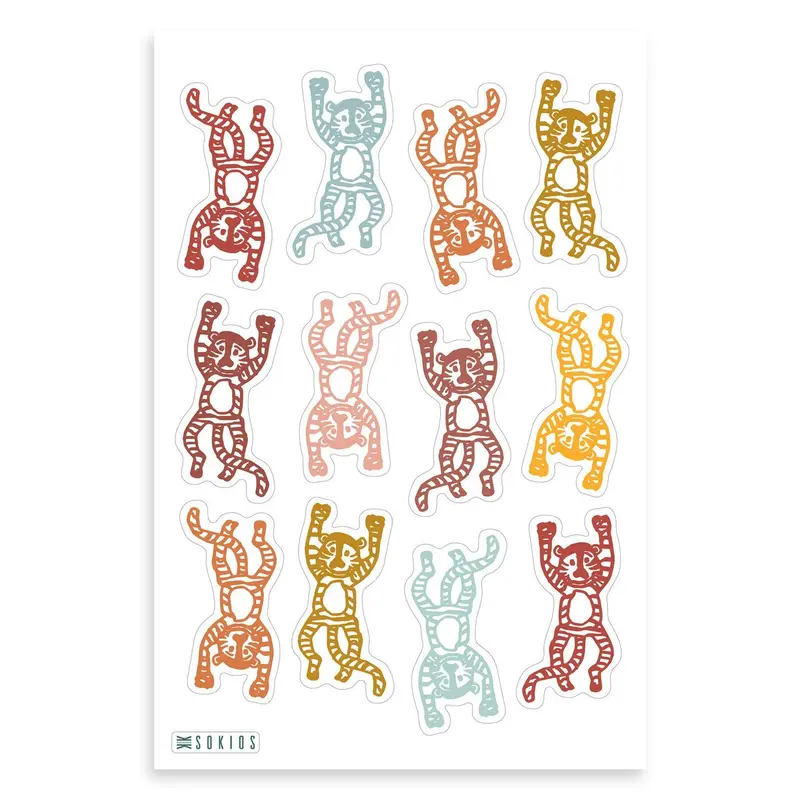 Vinilos adhesivos Infantiles para pared Tigreton