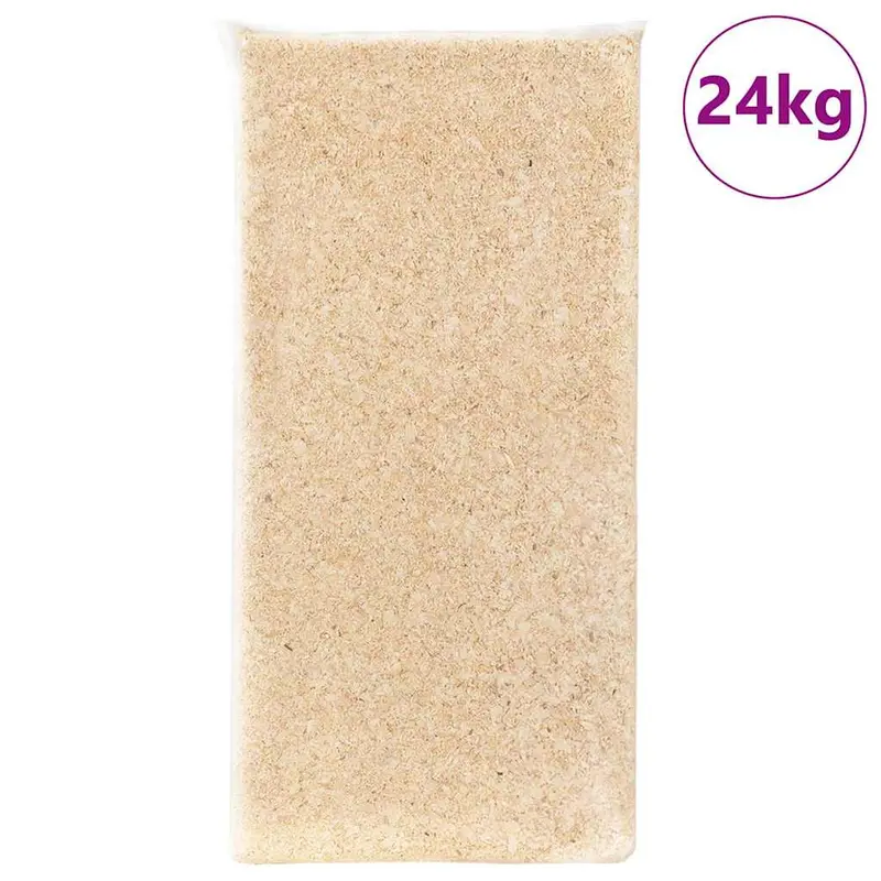 Virutas de madera para lecho de animales Madera blanda 24 kg