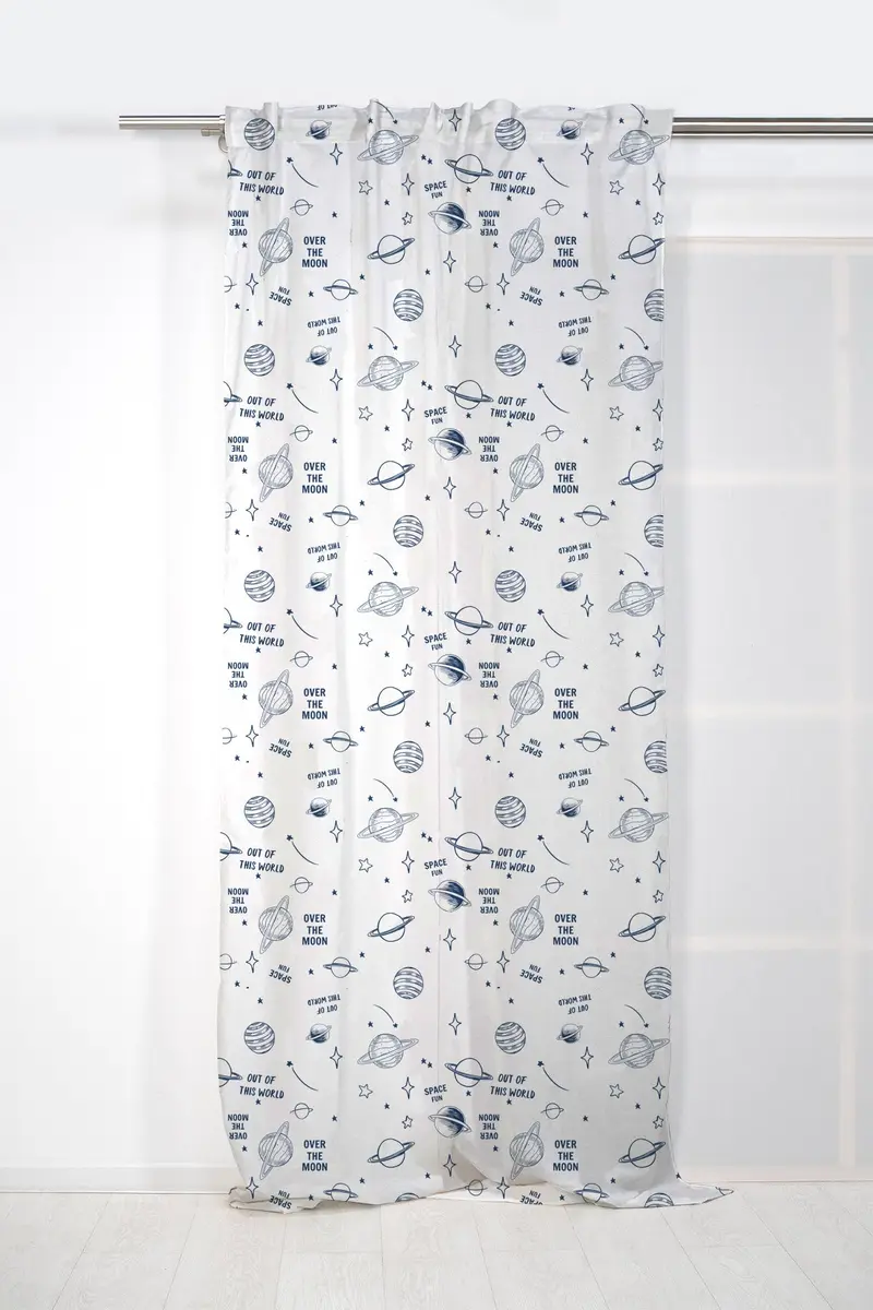 Visillo translúcido Cosmos con motivo infantil