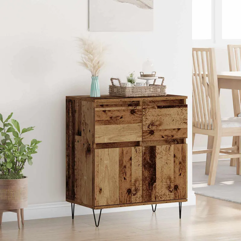 Vitrina con cajón Madera Vieja 60 x 35 x 70 cm