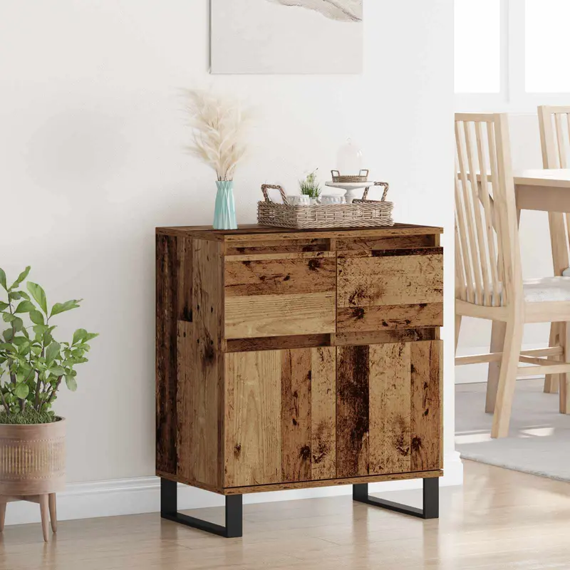 Vitrina con cajón Madera Vieja 60 x 35 x 70 cm