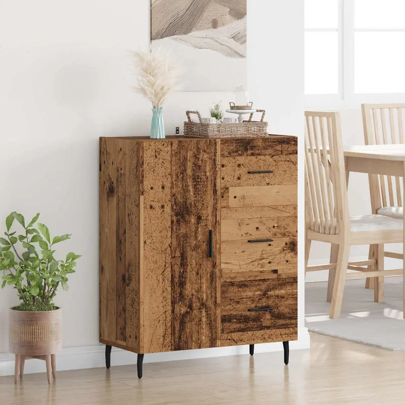 Vitrina con cajón Madera Vieja 69,5 x 34 x 90 cm