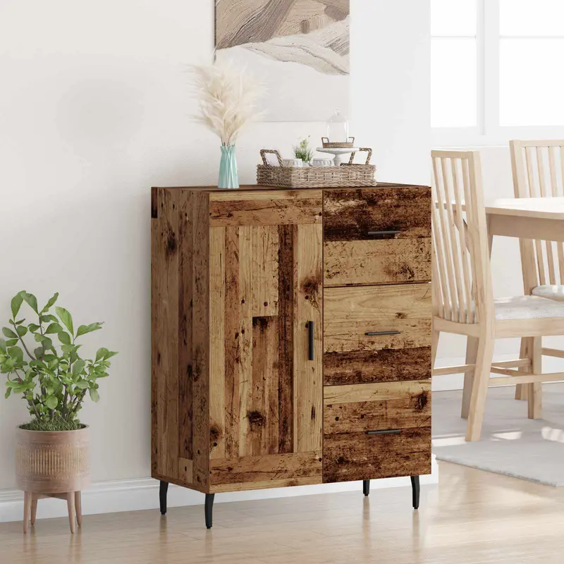 Vitrina con cajón Madera Vieja 69,5 x 34 x 90 cm