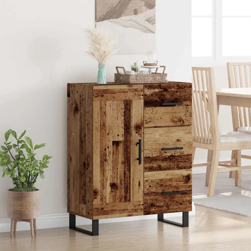 Vitrina con cajón Madera Vieja 69,5 x 34 x 90 cm