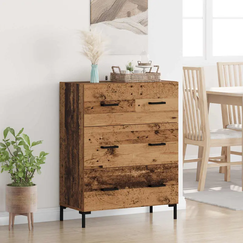 Vitrina con cajón Madera Vieja 69,5 x 34 x 90 cm