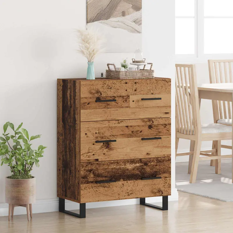Vitrina con cajón Madera Vieja 69,5 x 34 x 90 cm