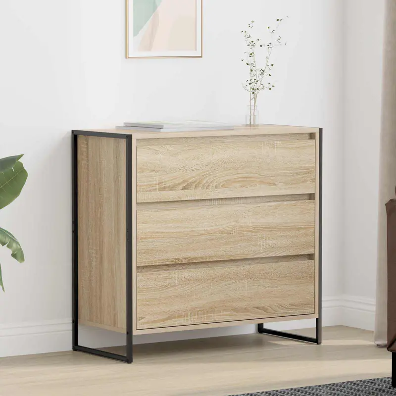 Vitrina con cajón Sonoma 79 x 36 x 75.5 cm Madera contrachapada