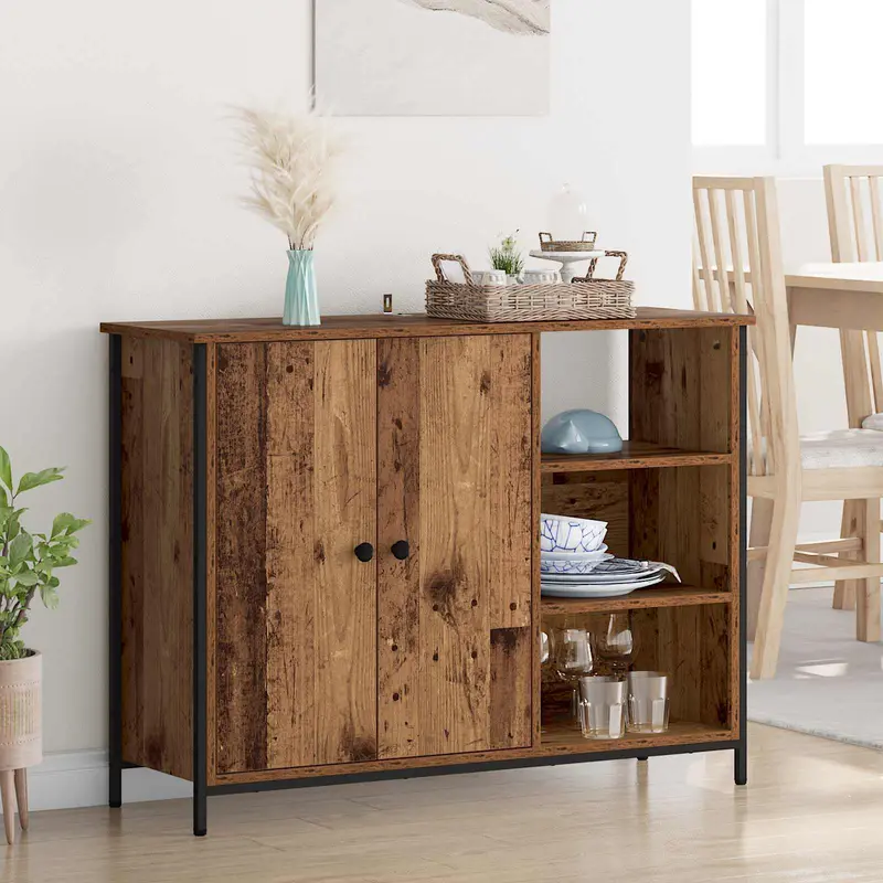 Vitrina Madera Vieja 100 x 33 x 75 cm Madera contrachapada