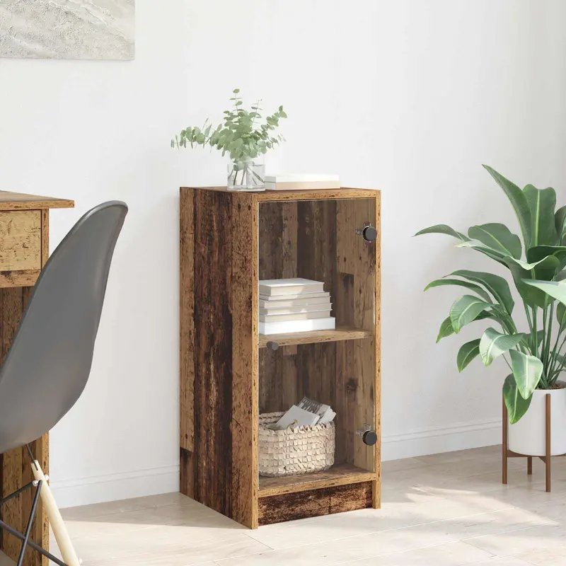 Vitrina Madera vieja 35 x 37 x 76 cm Madera contrachapada