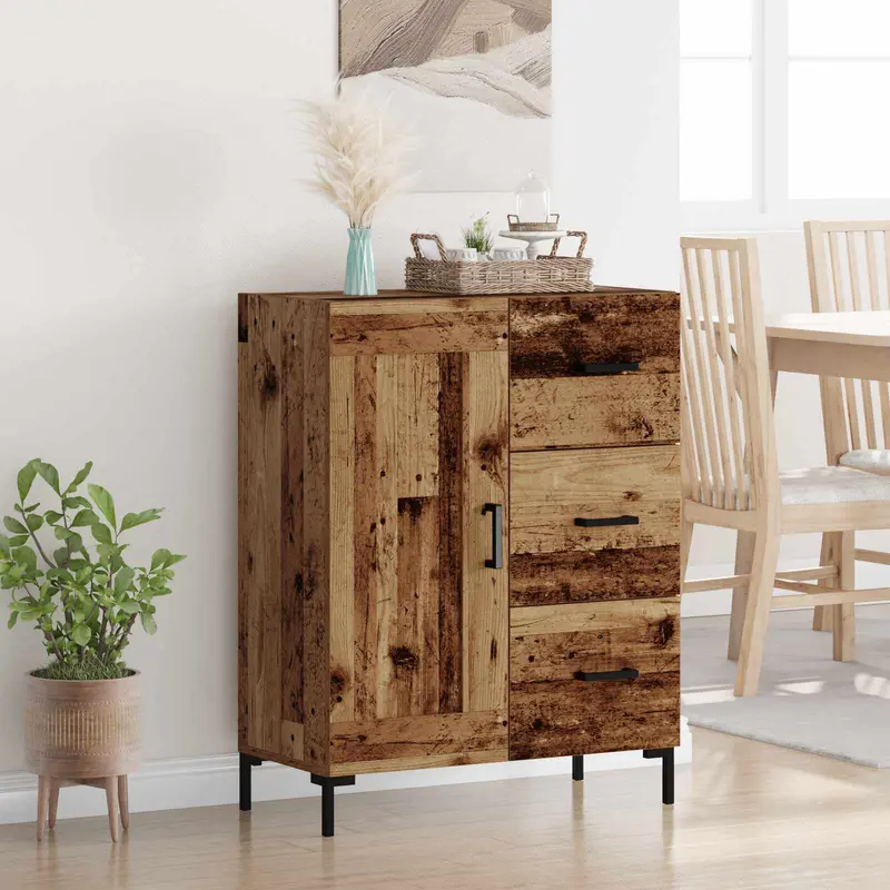 Vitrina Madera vieja 69.5 x 34 x 90 cm Madera contrachapada