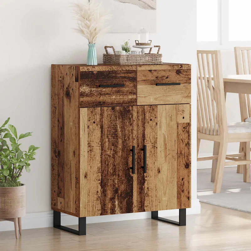 Vitrina Madera Vieja 69,5 x 34 x 90 cm Madera contrachapada