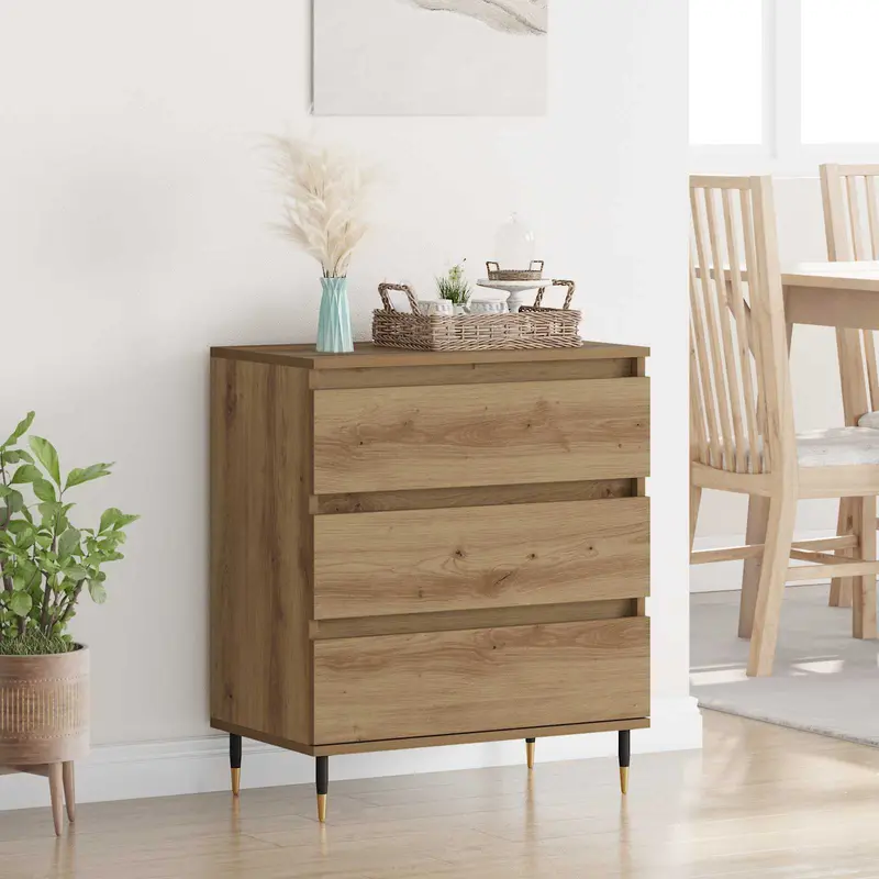 Vitrina Roble artesanal 60 x 35 x 70 cm Madera contrachapada