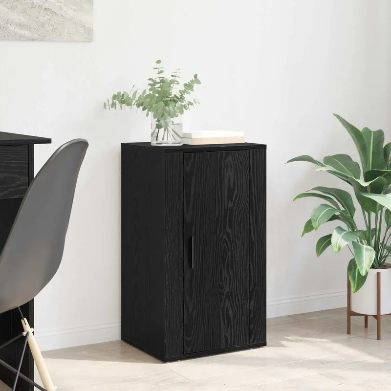 Vitrina Roble Negro 40 x 33 x 70 cm Madera contrachapada