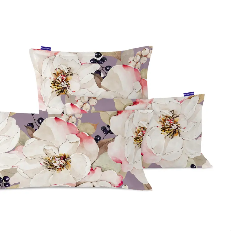 White peonies Funda de almohada