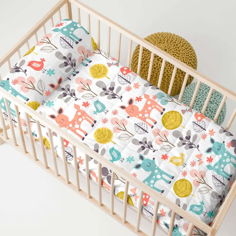 Woodland Colcha Cuna (100x130 cm)