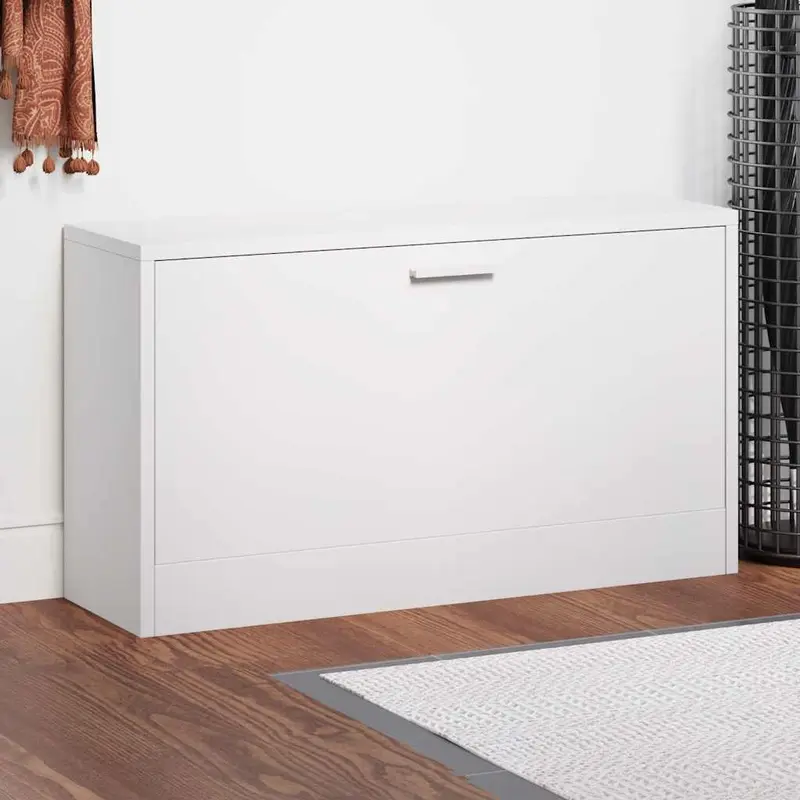 Zapatero blanco 80x24x45 cm