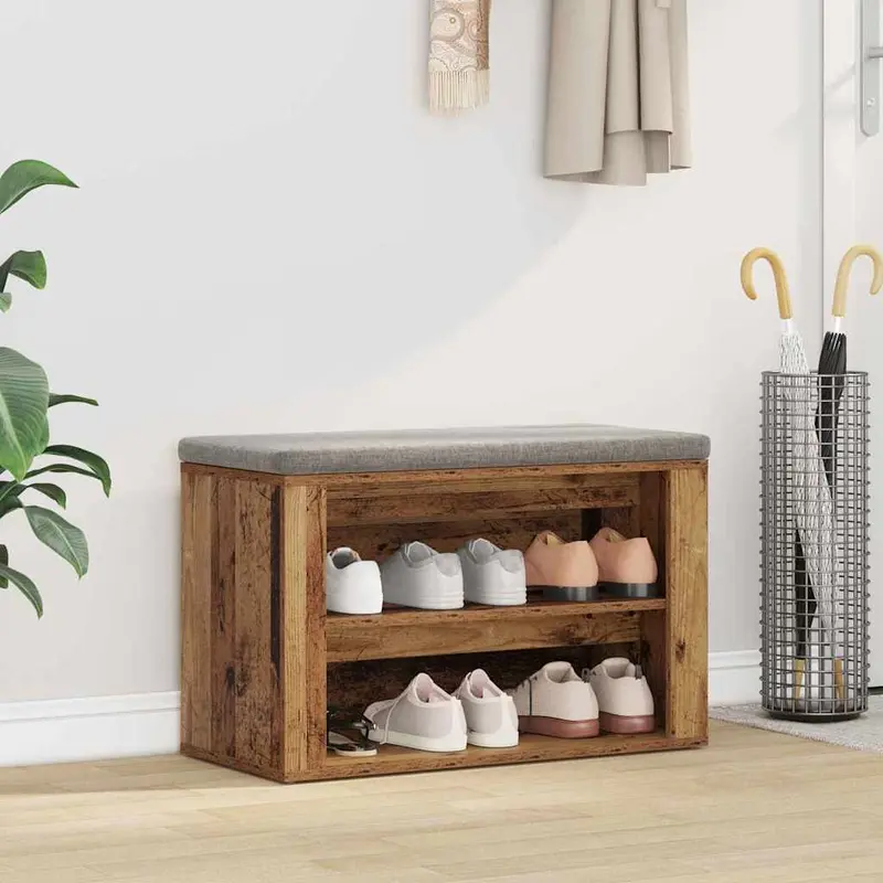 Zapatero Madera vieja 75 x 35 x 45 cm Madera contrachapada