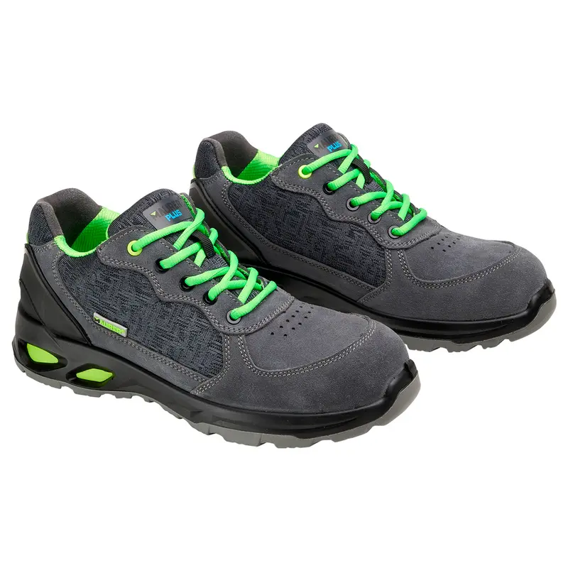 Zapatos seguridad maurer s1 modelo arlaz antideslizante con suela composite y resistencia a los hidrocarburos. Talla 39.